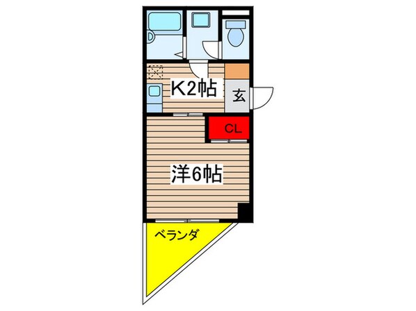 ハイツ千年の物件間取画像